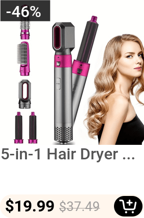 5-in-1 Hair Dryer ... $19.99 s3740 @ 