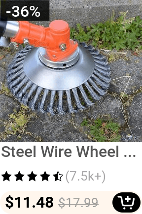 Steel Wire Wheel we Wk HA 7 5K $11.48 51799 @ 